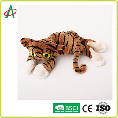 China Cute 14'' Soft Fur Like Fabric No Irritation Tiger Plush Toy for sale