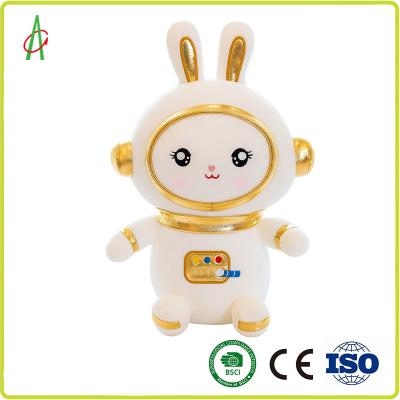 China AZO Free Nontoxic Cuddly Space Rabbit Plush Toy for sale