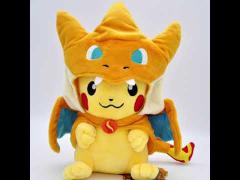 Manufacturer custom super soft PP cotton filled Pikachu Pokemon cute Pikachu action figures