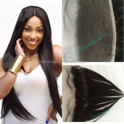 China Hair Company Hair Company Pairless Cuticle Aligned Brazilian Virgin Human Hair 13x4 Inch Lace Frontal Closure With Bundles For Women for sale