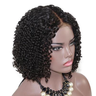 China Hot Selling High Quality Libertine Curly Lead Virgin Brazilian Wigs Kinky Curly Lace Front Wigs For Black Women Remy Human Hair Wig for sale