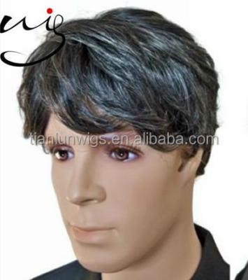 China High Quality 100% Brazilian Mens Hair Wig 6 Inches Hairpiece For Black Men for sale