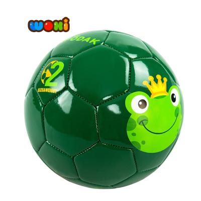 China Sports Toy Frog Designed Rewards Football Kids Play Fan Football Playground Ball 6 Inch for sale