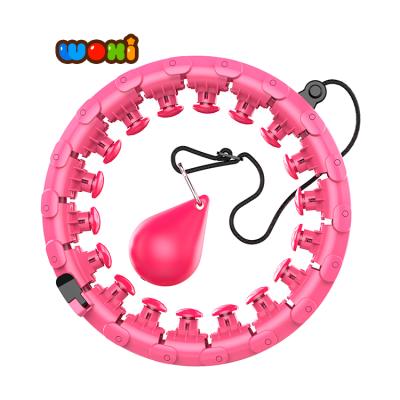 China Modern lose weight hoola circle weighted hoola hoop adjustable hoop for sale