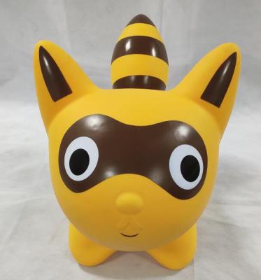 China Lovely inflatable toy animal hopper for kids coati animal toy PVC animal hopper jumping fox ride inflatable ride on toys for sale