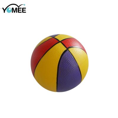 China Rubber Kids Toy Ball Inflatable Big PVC Ball 22.5cm PVC Inflatable Basketball for sale