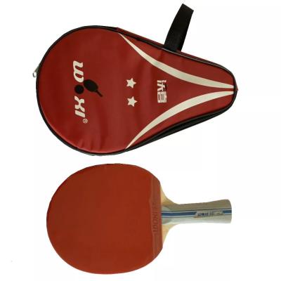 China Game Training Ping Pong Table Tennis Racket Wood Game Customized Ping Pong Paddle Professional With Bag for sale