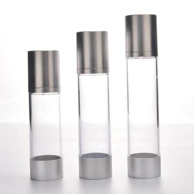 China Black Measuring 100ml Airless Pump Bottle Gold Airless Lotion 100ml Lotion Containers Pump Bottle Gold for sale