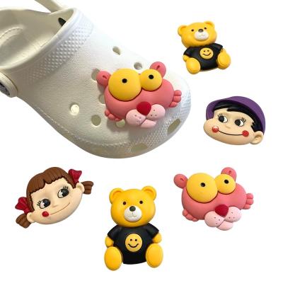 China Designer Charms Designer Kid Bracelet Charm Cartoon Shoe Decoration 3d Shoe Charm for sale