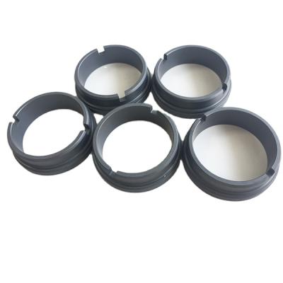 China Shaft Seal Ring Customized SiC Silicone Carbide Rings Bushings Tubes As Per Drawings For Mechanical Seals for sale