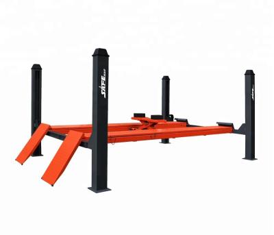 China Best Price Workshop Portable Hydraulic Four Post Lift 4T Auto Hydraulic Car Lift With CE 4000kg for sale