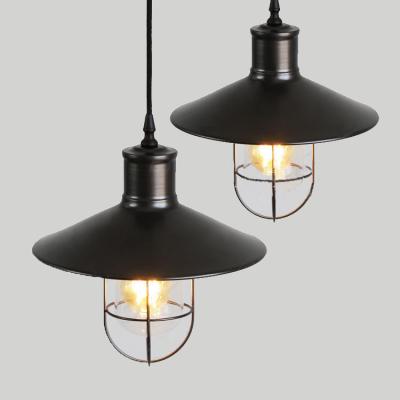 China Residential Vintage Lighting Hanging Iron Frame / Pendant Light Indoor Light Fixture for sale