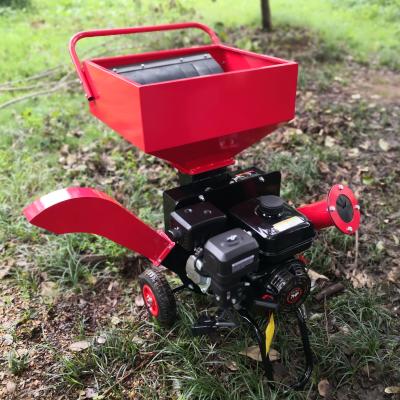 China Hot Selling Farms 3 Inch 6.5HP Multi Functional Petorl Gasoline Engine Shredder Wood Chipper Portable Garden Tool for sale