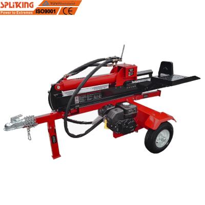 China Wood 25 Ton Force 6.5HP Gasoline Engine 4inches Ram Automatic Return Hydraulic Log Splitter for sale