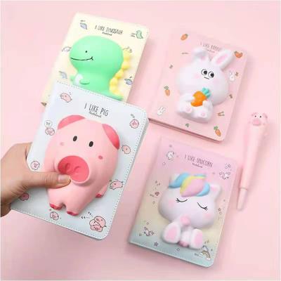 China Limit Notebook High Quality Slow Rebound Decompression Hot Selling Soft Cute Notebook for sale