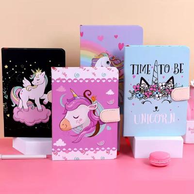 China Wholesale 2022uptodate cartoon buckle notebook school student personality cute magnetic hardcover book hardcover book spot for sale