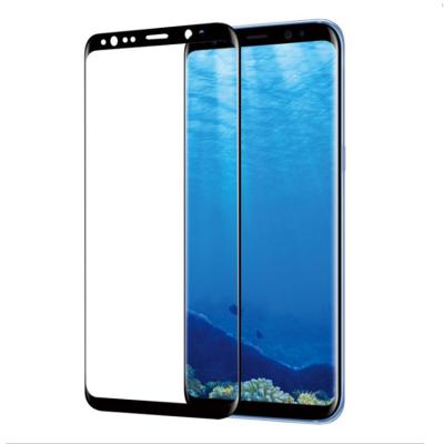 China Mobile Phone For Samsung S8 Screen Protector S9 Full Glue 3D Curved Screen Tempered Glass s8plus Curved Mobile Phone Tempered Film for sale