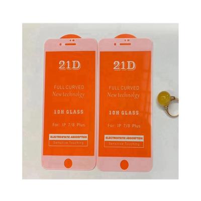 China Mobile phone suitable for iphone screen protector mobile phone tempered glass 21D screen protector factory direct sales for sale