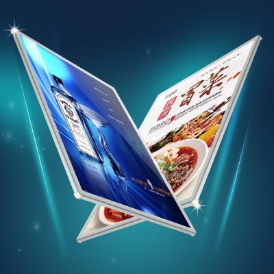 China For Advertising Poster Display LED Advertising Light Box High Quality Slim Aluminum A4 Size Over 5000 LUX Brightness for sale