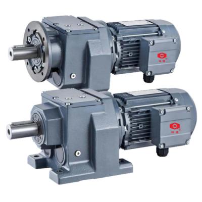 China Building Material Shops Dongde Factories Chinese Series Inline DT Helical Gear Reducer Electromotor for sale