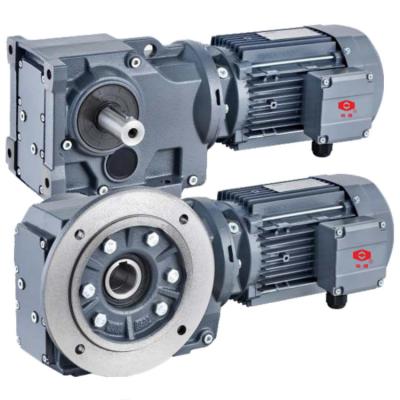 China Building Material Shops Chinese Dongde DZ Series Helical Bevel Gear Reducer Electromotor Integrated Machine and Factories for sale