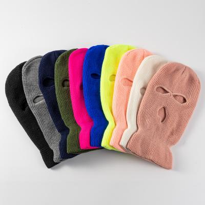 China Premium Designer COMMON Custom Ski Masks Wholesale Camp Ninja Neon Balaclava Three Hole Balaclavas for sale