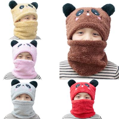 China COMMON Kids Hats For Kids Child Winter Hats And Scarf In A Scarf Hat For Kids for sale