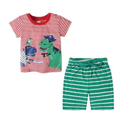 China Breathable shorts and shirts set for kids 2021 summer kids clothing sets for sale