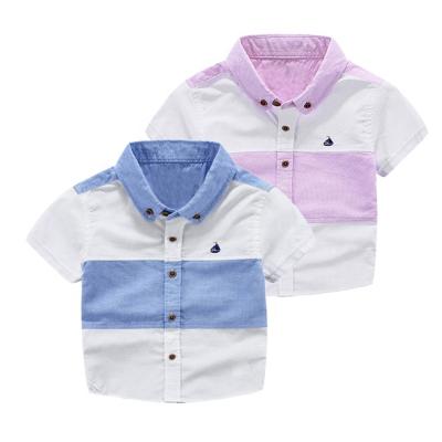 China Kids Clothing Summer Breathable Kids Clothes Short Sleeve Knitted Shirt Main 2 Piece Sets Teams Boys Shirts for sale