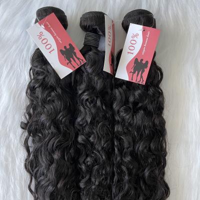 China wholesale 100%Human Virgin Hair 100%Human Virgin Hair Water Wave Deep Wave 8A 10A Virgin Hair Bundles Brazilian Straight Body Wave Hair With Hd Lace Frontal Closure for sale