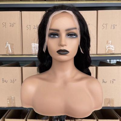 China Wholesale Brazilian Body Wave Hair 13x4 Virgin Lace Front Wig For Black Women Transparent Lace Front Wig For Black Women for sale