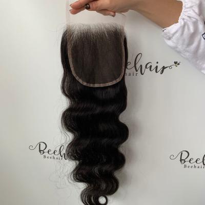 China Thin Soft Body Wave 5*5 HD Lace Closures HD Lace Fast Delivery Cheap Prices for sale