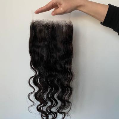 China Wholesale New Design HD Lace Body Wave Virgin Hair 6*6 HD Laces Closure for sale