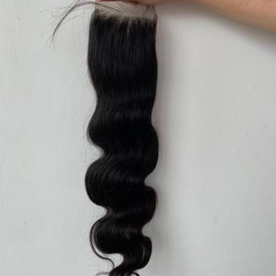 China 5X5 360 Hd Transparent Swiss Lace Frontal Human Hair 100% Lace Closure Human Hair for sale