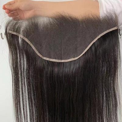 China 100% Human Hair 100% Hair For Hd Wholesale Natural Black Color 13x6 Straight Lace Headband for sale