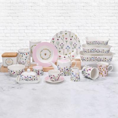 China Wholesale New Fantastic Viable Bone China Dinnerware Set China Dinnerware Set Dinnerware Sets for sale