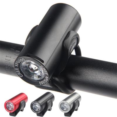 China Rechargeable Bike Fashionable Decoration Fits All Mountain Road Night Ride Bicycle Bike Front Light Cycling Bicycle Light for sale