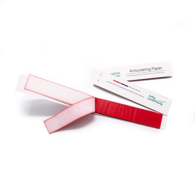 China Denstist Tribest Straight Form Or Horse Form Dental Articulation Paper for sale