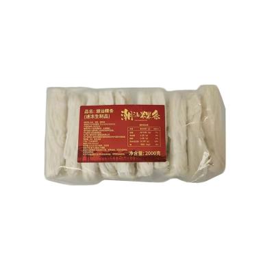 China Low-CARB Classic Specialty 2000g Seal Bag Chinese Plastic Style Packaging Rice Noodle Quick Frozen Fast ChaoShan Kway Teow Pho Instant for sale