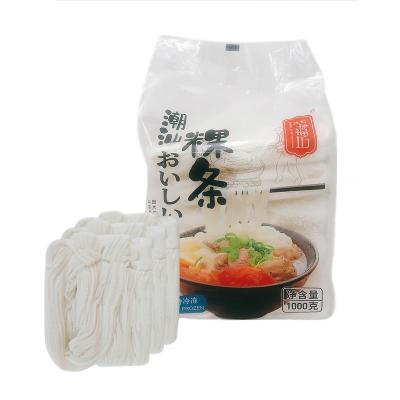 China Low-CARB Hot Sale Specialty 1000g Seal Bag Chinese Plastic Style Packaging Quick Frozen Fast Rice Noodle Instant ChaoShan Kway Teow Pho for sale