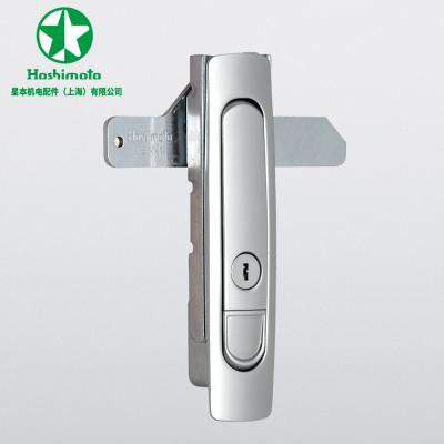 China Transformer Box AB-51 Industrial Matte Chrome Plated Panel Cabinet Cabinet Flat Cable Lock AB-51 Door Handle for sale