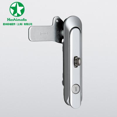 China AB-401A-1W Electric Box Zinc Alloy Chrome Plated Double Head Electric Box Double Sided Door Handle Cabinet Lock for sale