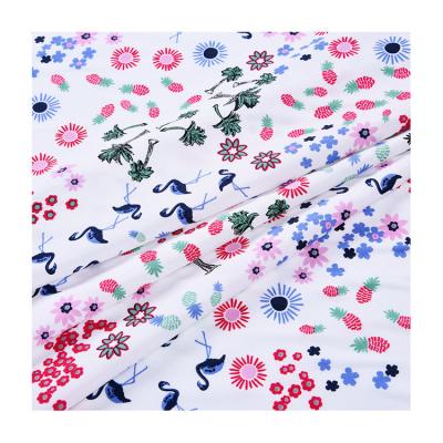 China Flex Printing Rayon Eco - Friendly Customized Fabric Rayon Fabrics Floral Printed Rayon Fabric Sewing Factories for sale