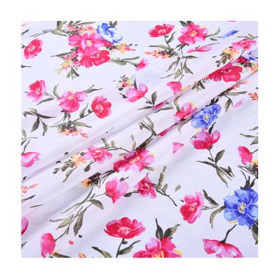 China Anti pill custom printed cotton fabric floral print pure woven cotton fabric recycle high quality textile fabrics for sale