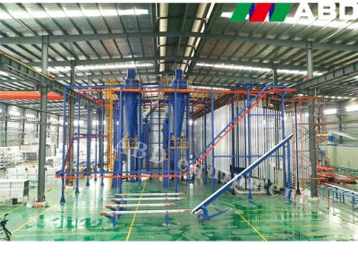 China PLC Fluidized Bed Powder Coating Equipment Surface Treatment Line 380V 220V for sale