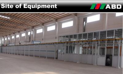 China ABD Automated Powder Coating Line Surface Treatment 10-50KW for sale