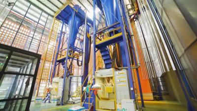 China Advanced  LNG Heat System Save  Power  Space Vertical Powder Coating Line for sale