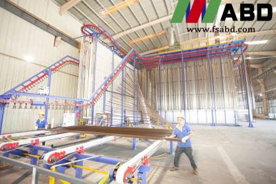 China ABD Hot Sale Product Aluminium Profiles Vertical Powder Coating Line Equipment for sale