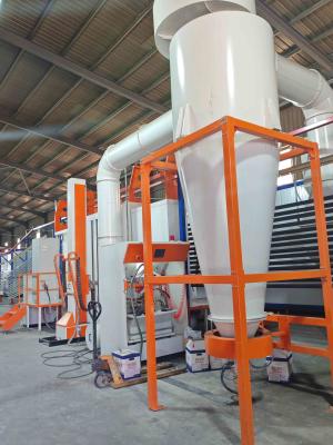 China Own Powder Supply Center CE Certification Big Cyclone Powder Recycle Horizontal Powder Coating Line With Standard Surface Area for sale