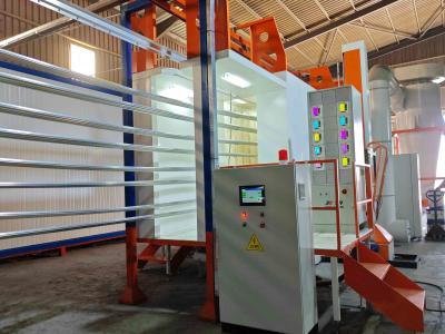 China CE Certification Full-automatic Customized Voltage Horizontal Powder Coating Line With Standard Surface Area 400m2/T for sale